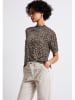 Street One Shirt in Beige/ Schwarz