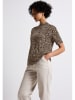 Street One Shirt in Beige/ Schwarz