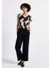 Street One Shirt in Schwarz/ Sand