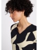 Street One Shirt in Schwarz/ Sand