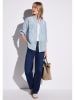Street One Linnen blouse blauw/wit