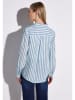 Street One Linnen blouse blauw/wit