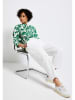 Street One Blouse groen/wit