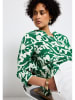 Street One Blouse groen/wit