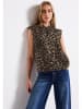 Street One Bluse in Beige/ Schwarz