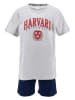 Harvard Pyjama "Havard" in Hellgrau/ Dunkelblau