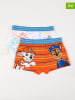 Disney Paw Patrol 2er-Set: Boxershorts "Paw Patrol" in Weiß/ Orange