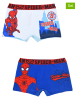 Spiderman 2er-Set: Boxershorts "Spiderman" in Hellblau/ Blau