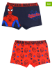 Spiderman 2er-Set: Boxershorts "Spiderman" in Dunkelblau/ Rot
