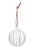OYOY living design Glazen kerstbal wit