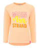 Zwillingsherz Longsleeve "Moin Meer Strand" in Orange/ Bunt