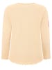 Zwillingsherz Longsleeve "Love Luck Happy" in Beige/ Bunt