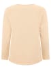 Zwillingsherz Longsleeve "Wild Side Of Life" in Beige/ Bunt