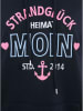 Zwillingsherz Sweatkleid "Strandglück" in Dunkelblau