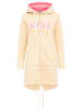 Zwillingsherz Sweatjacke "Smile Everyday" in Beige