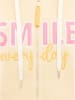 Zwillingsherz Sweatjacke "Smile Everyday" in Beige