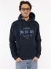 Zwillingsherz Hoodie "Surfing Coast Life" in Dunkelblau