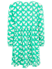 Zwillingsherz Jurk "Herz Classic" groen/wit