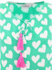 Zwillingsherz Jurk "Herz Classic" groen/wit