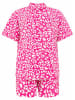 Zwillingsherz 2tlg. Outfit "Flower Power" in Pink/ Weiß