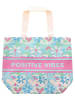 Zwillingsherz Stofftasche "Hermine" in Hellblau/ Rosa - (B)45 x (H)38 x (T)17 cm