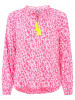 Zwillingsherz Bluse "Colorful Leopard" in Pink/ Weiß