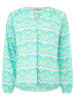 Zwillingsherz Blouse "Joyful" turquoise