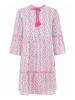 Zwillingsherz Jurk "Ovale Ranken" roze/turquoise