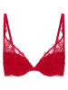 Simone Perele Biustonosz push-up "Bloom" w kolorze czerwonym