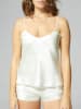 Simone Perele Seiden-Pyjama-Top "Dream" in Weiß
