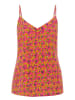 Simone Perele Pyjamashirt "Songe" roze/geel