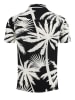 KEY LARGO Hemd "Palms" - Regular fit - in Creme/ Schwarz