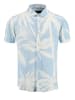KEY LARGO Hemd "Palms" - Regular fit - in Hellblau/ Creme