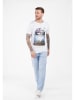 KEY LARGO Shirt "Mood" in Weiß