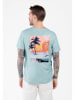 KEY LARGO Shirt "West Side" in Hellblau