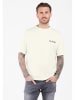 KEY LARGO Shirt "Vive La Vida" in Creme