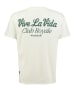 KEY LARGO Shirt "Vive La Vida" in Creme