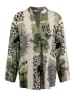 KEY LARGO Bluse "Tangle" in Beige/ Khaki/ Schwarz