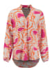 KEY LARGO Bluse "Perfume" in Weiß/ Orange/ Pink