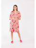 KEY LARGO Kleid "Essence" in Creme/ Orange/ Pink