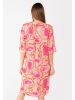 KEY LARGO Kleid "Essence" in Creme/ Orange/ Pink