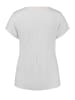 KEY LARGO Shirt "Travel" in Weiß/ Hellblau
