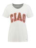 KEY LARGO Shirt "Ciao" in Creme