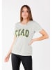 KEY LARGO Shirt "Ciao" in Creme