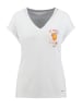 KEY LARGO Shirt "Cocktail" in Weiß