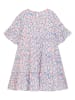 Danamade Kleid "Dyade" in Hellblau/ Weiß