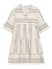 Danamade Kleid "Dkahula" in Creme/ Beige/ Schwarz