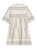 Danamade Kleid "Dkahula" in Creme/ Beige/ Schwarz
