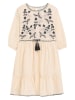 Danamade Kleid "Drabea" in Beige/ Schwarz