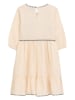 Danamade Kleid "Drabea" in Beige/ Schwarz